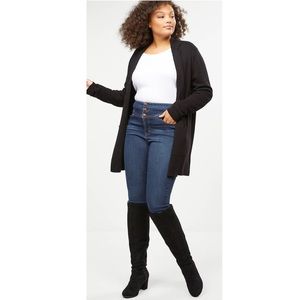 High-Rise 3-Button Jegging - Dark Wash